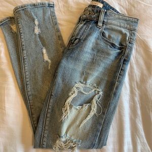ripped boyfriend jeans